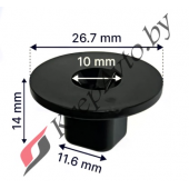 Гайка пластиковая подкрылка GEELY 5017004200742