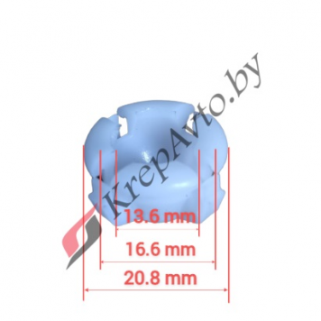 Втулка ремонтная трапеции дворника (универсальная)-1
