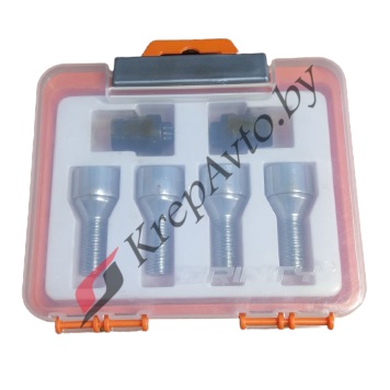 Комплект секретных колёсных болтов М14х1.5x28 (конус) Повышенной прочности-1