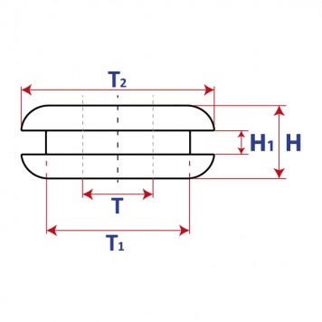 Сальник резиновый 9мм-1
