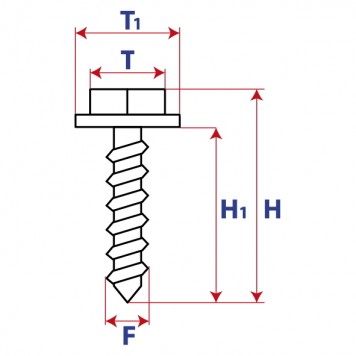 Саморез 6.2х25мм Toyota 9015960488-1
