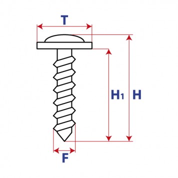 Металлический саморез Ford 56912S2-1