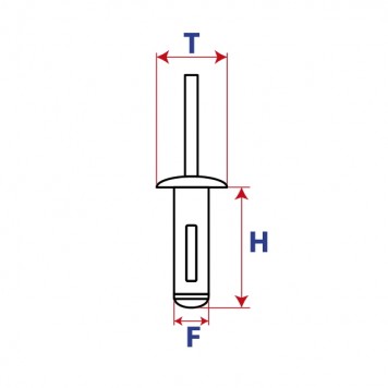Chrysler 6500898 Заклепка-1