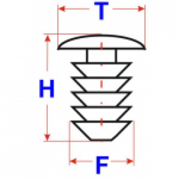 Клипса Ford 4067083, W705002S300-1