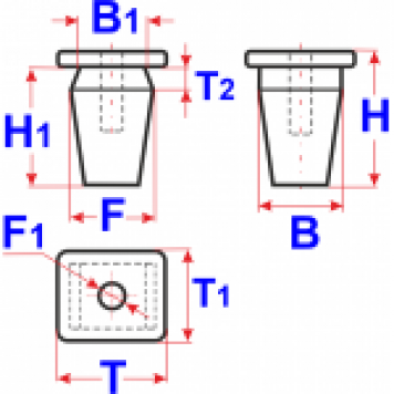 Вставка под номерной знак Ford 4915541, W714172S300-1