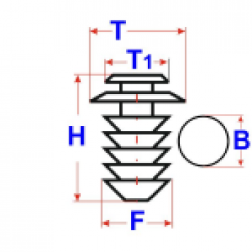 Фиксатор заднего бампера Toyota 7682960020-1