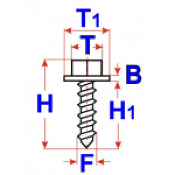 Винт M8x1.25x20 8.8 класс прочности-1