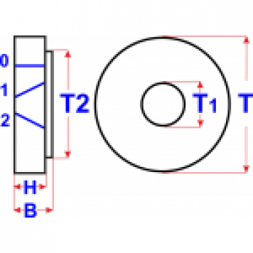 Ролик механического стеклоподъемника VW Golf IV (1997-2003), Polo IV (2001-2009), Audi A4 B6 (2000-2004), Skoda Octavia A4(1996-2000)-1