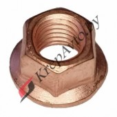 Гайка омедненная M10х1,25