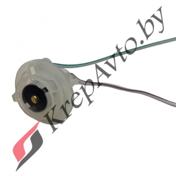 Патрон под лампу R5W BA15s (G18.5 одноконт.) с проводами, пластик