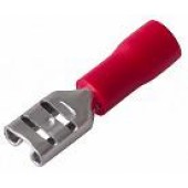 Клемма "мама" изолированная - 4.8мм 0.5-1.5кв.мм (красная)