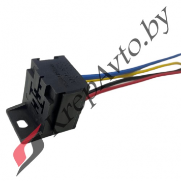 Колодка под реле 4х-конт. с кронштейном,пластик