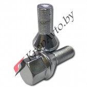 Болт колесный M12х1,25х22 Alfa Romeo\Fiat\Lancia 11294235; Citroen\Peugeot 5405.83; Ford 1850468; GM 1008011