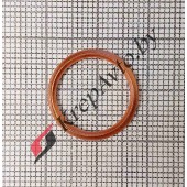 Кольцо уплотнительное, резьбовая пробка медная 14x18x2