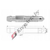 Штуцер прокачки тормозов    M7X1.0, L=38.3MM, S=7 Alfa Romeo,Audi,VW,BMW,Citroren,Opel,Peugeot,Subaru,Volvo