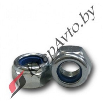 Гайка высокопрочная М12х1.25 самоконтр. с нейлоновой вставкой, цинк кл.пр. 10,0