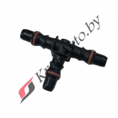 Соединитель шланга 8х8х8мм