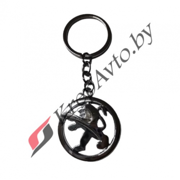 Брелок для ключей с логотипом автомобиля Peugeot