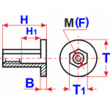 Заклепка резьбовая Fiat/Alfa/Lancia 7677591-1