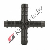 Соединитель шланга 10х10х10х10мм