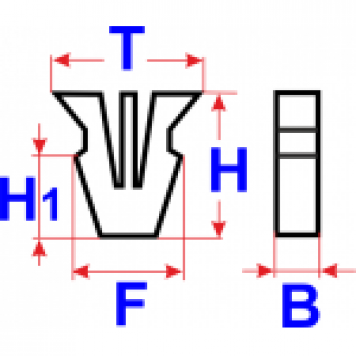 Фиксатор отделки салона Tesla 1496105-00-B; 149610500B-1