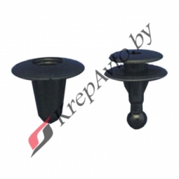 Mazda 992740825;  Toyota/Lexus 6777112010000, 6777112010, 6777101010, 6777122010, 6777116020, 6777130060;  Mitsubishi MR114962 Клипса пластиковая