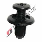 Mazda 992650625; Jaguar 20426301; Honda 90657SA6003, N30413356A; Hyundai/Kia 0K20150033;  Toyota/Lexus 9046706017, 904670707222;  GM 94198687;  Mitsubishi MB345544;  Nissan 0155306071  Клипса пластиковая