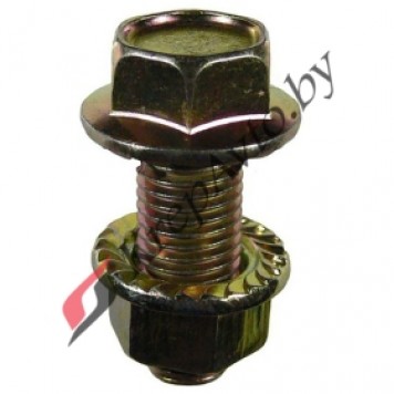 Винт с шестигранной головкой под ключ М10 + Гайка М10 с пресс-шайбой