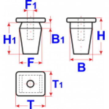 VAG 2D1867741; Mercedes A9019880025 Заглушки на накладки двери-1