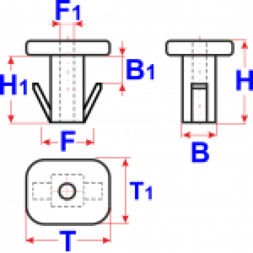 Клипса пластиковая Fiat/Alfa/Lancia 46403322-1