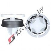 Lada/Renault (RVI)/Nissan 7703077476;  Peugeot/Citroen 9345ZN Клипса крепления обшивки двери