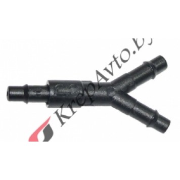 Соединитель шланга 4х4х4мм