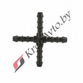 Соединитель шланга 4х4х4х4мм