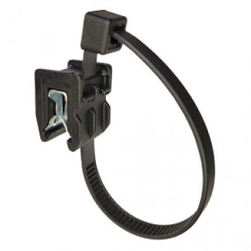 Стяжка пластиковая с фиксатором