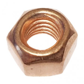 Гайка шестигранная омедненная М8